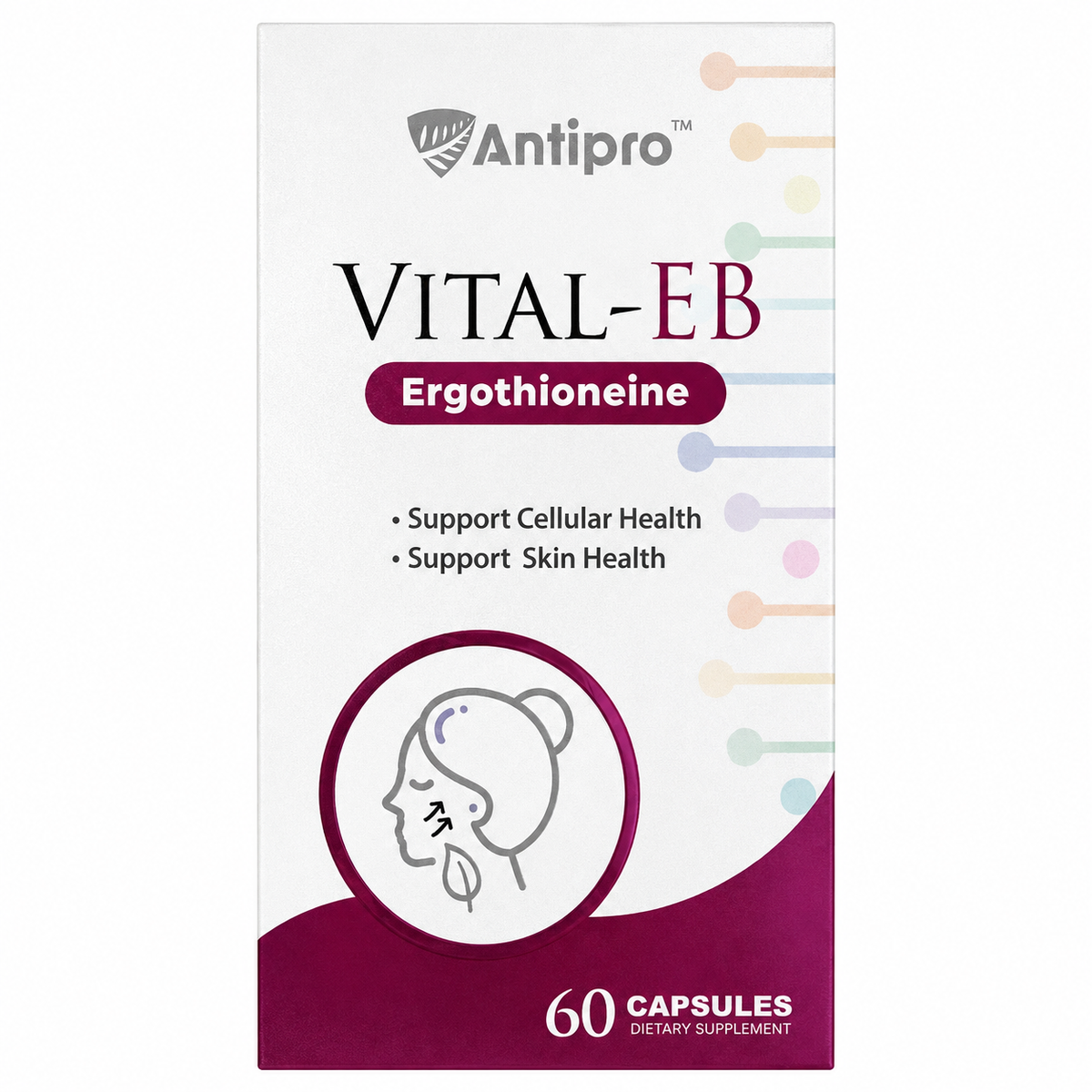 Antipro Vital-EB Ergothioneine 麥角硫因膠囊 60粒