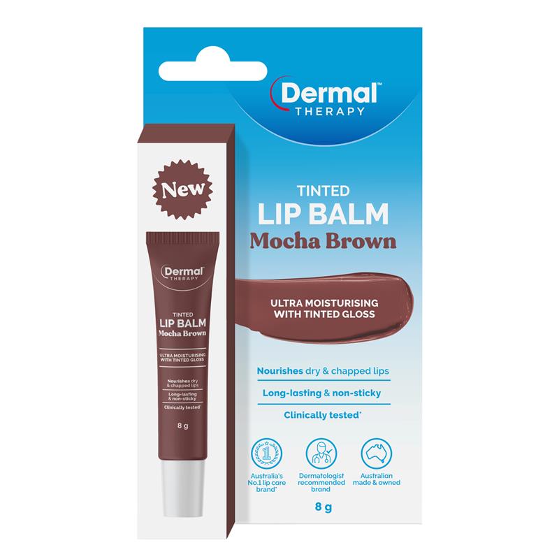 Dermal Therapy Tinted Lip Balm Mocha Brown 摩卡棕潤色護唇膏 8g
