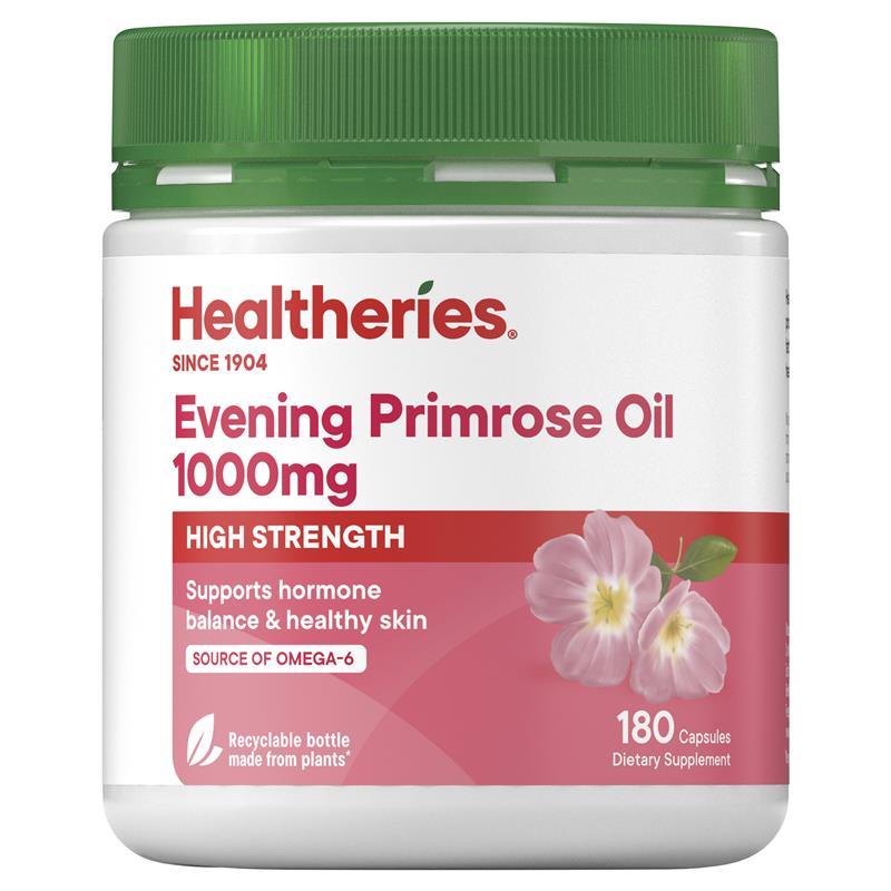 Healtheries Evening Primrose Oil 1000mg,月見草油膠囊 180粒
