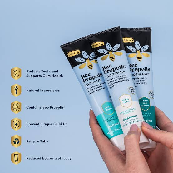 Comvita New Zealand Natural Propolis Toothpaste Fresh Mint 100g