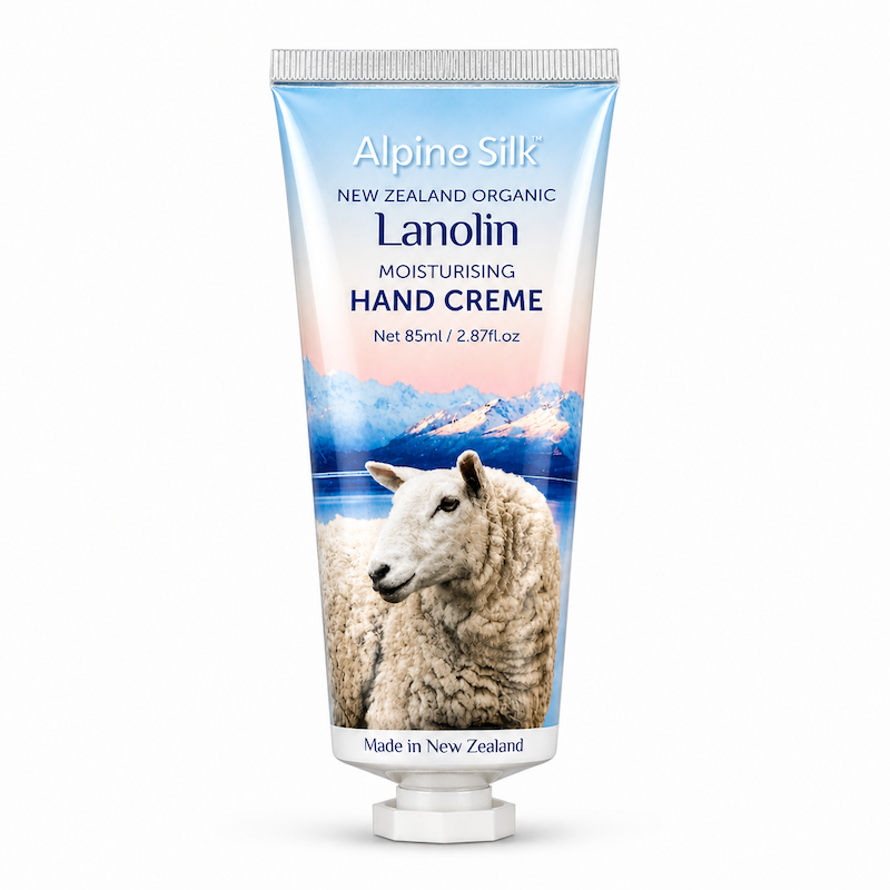 Alpine Silk Organic Lanolin Hand Cream 紐西蘭,有機羊毛脂護手霜 85ml (新包裝買3送1)