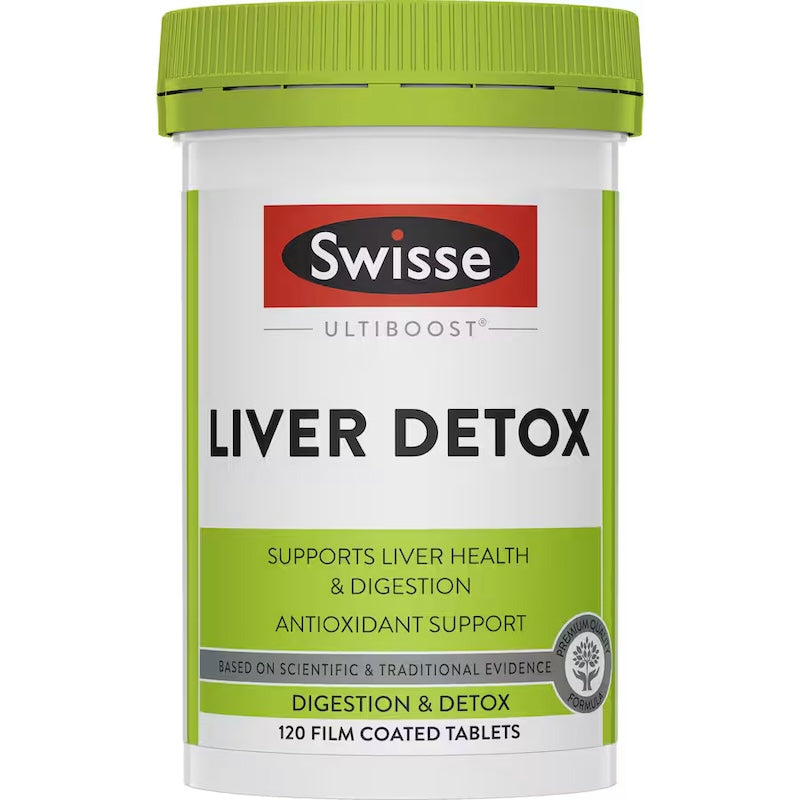Swisse Liver Detox 澳洲 奶薊草護肝片護肝寶 120粒 (06.2028)
