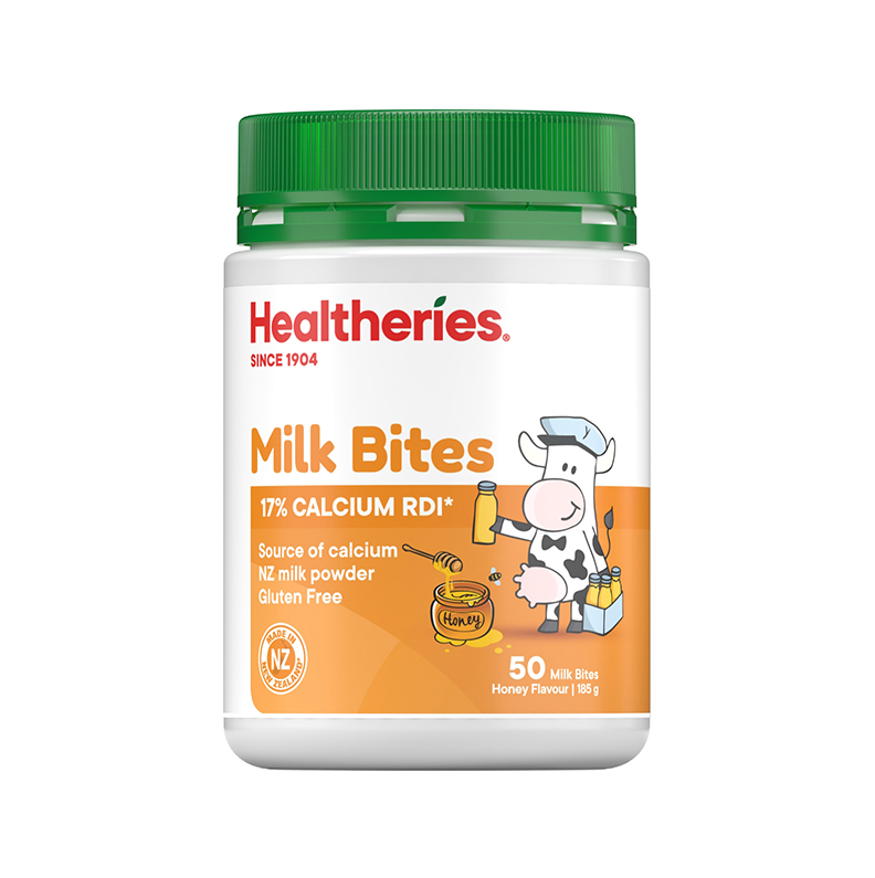 Healtheries Milk Bites,蜂蜜牛奶片 50片