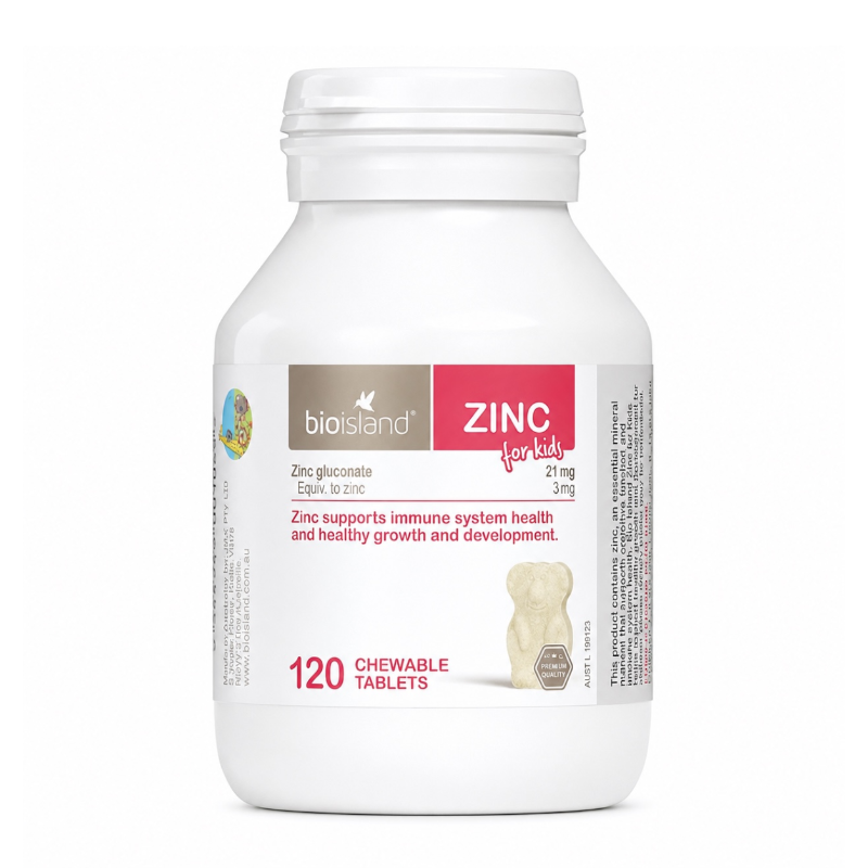 Bio Island Zinc for Kids,兒童補鋅咀嚼片 120片