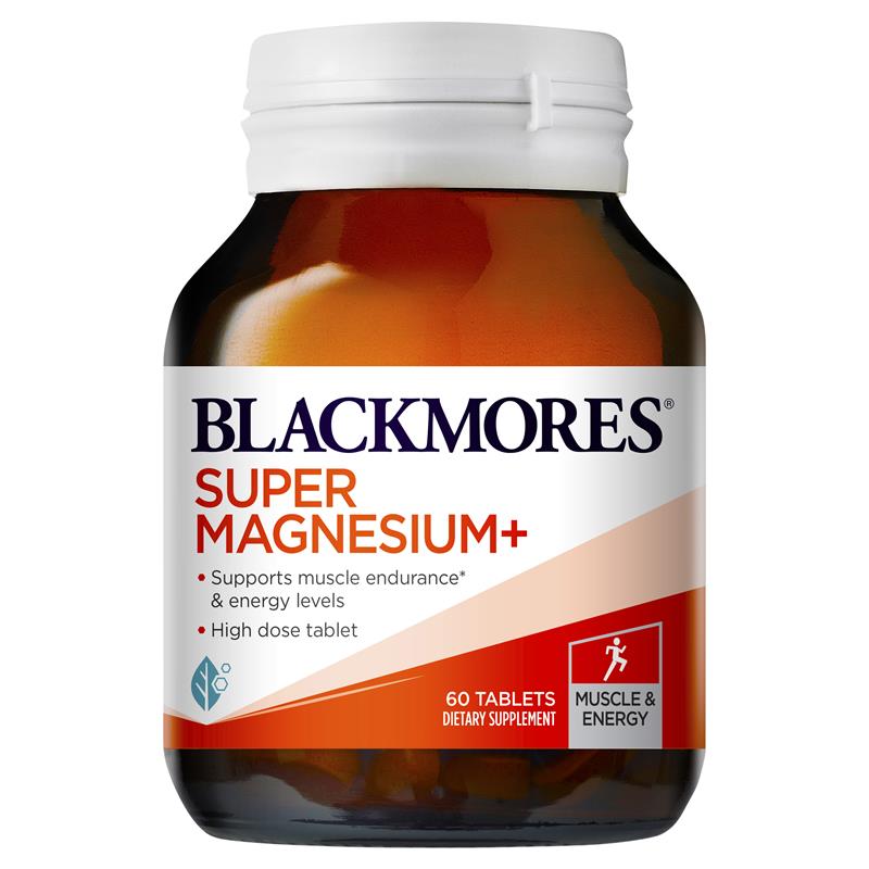 Blackmores Super Magnesium+ 澳洲澳佳寶 超級鎂片 60粒