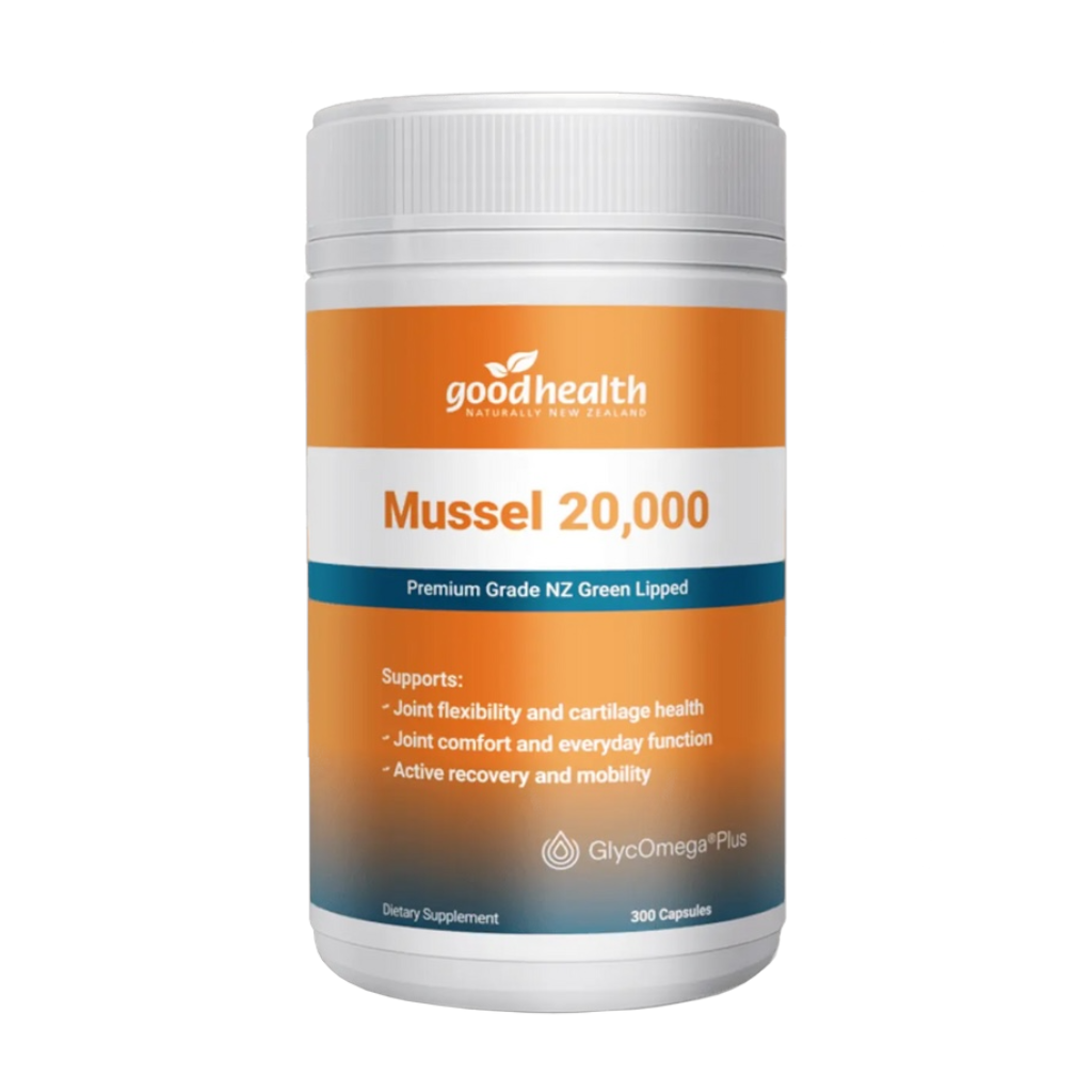 Good Health Mussel 20,000mg,紐西蘭好健康,青口素膠囊 300粒
