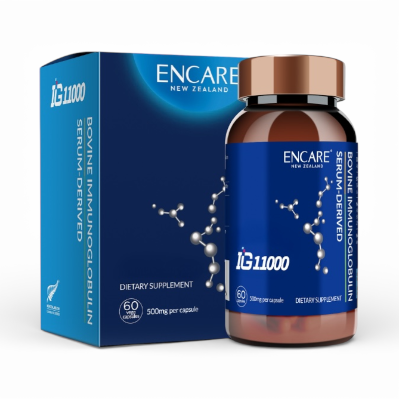 Encare 活性耳牛球蛋白免疫膠囊 60粒 新包裝