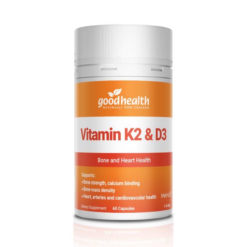 Good Health Vitamin K2 & D3 維他命K2+D3膠囊 60粒