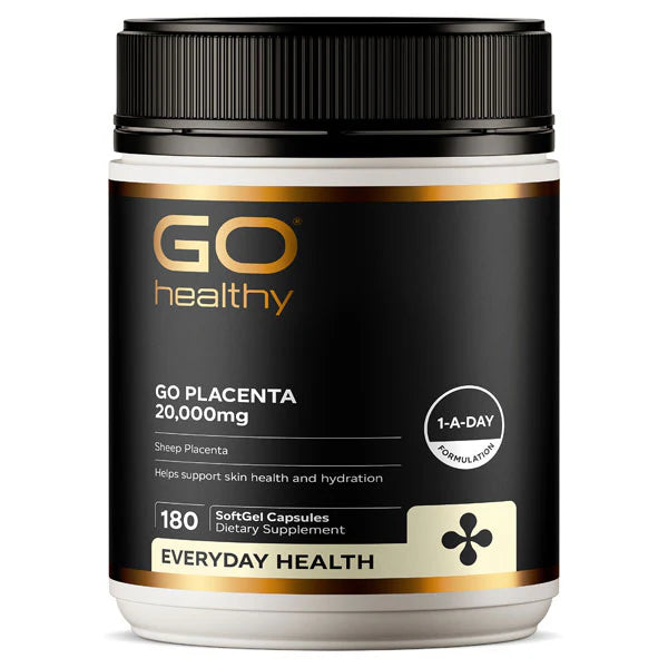 Go Healthy Placenta 紐西蘭高之源,羊胎素精華膠囊 20000mg 180粒