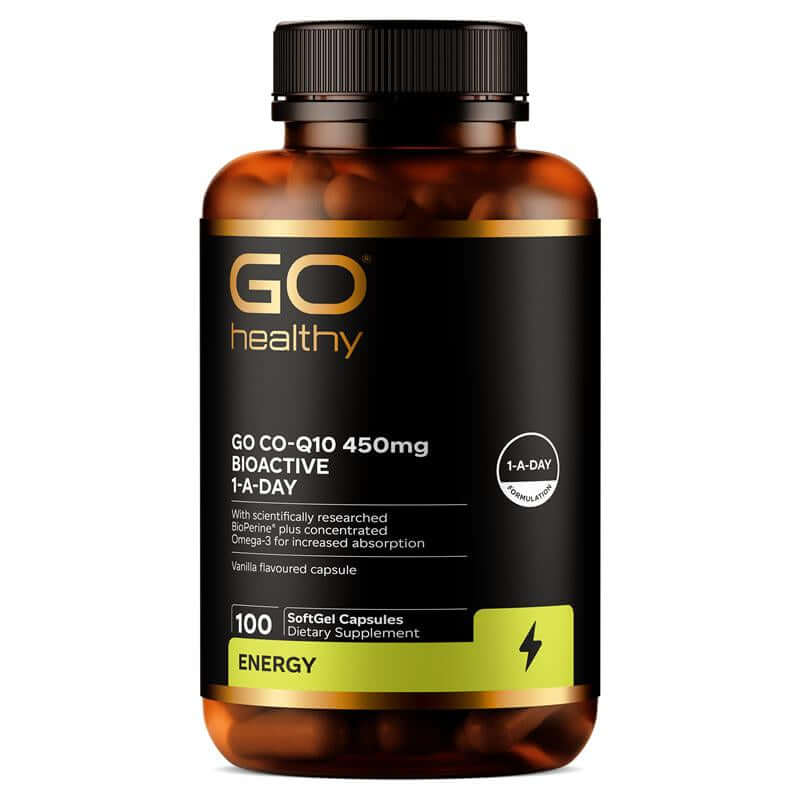 GO Healthy Co-Q10 Bioactive 450mg 100 Capsules