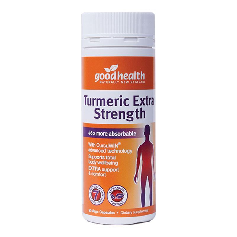Good Health Turmeric Extra Strength,紐西蘭好健康,強效薑黃膠囊 90粒