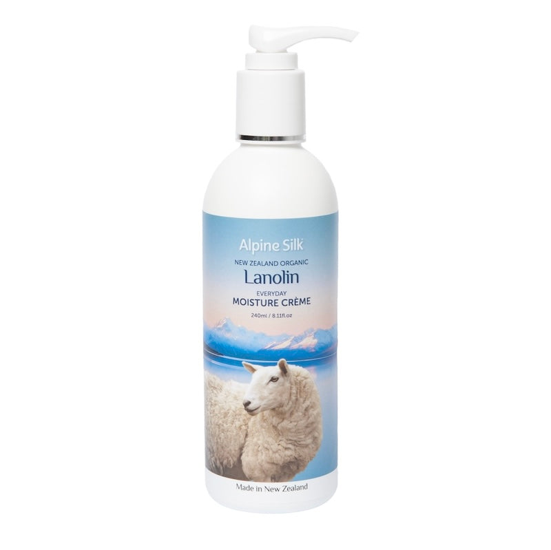 Alpine Silk 紐西蘭艾貝斯,有機羊毛脂保濕霜 240ml