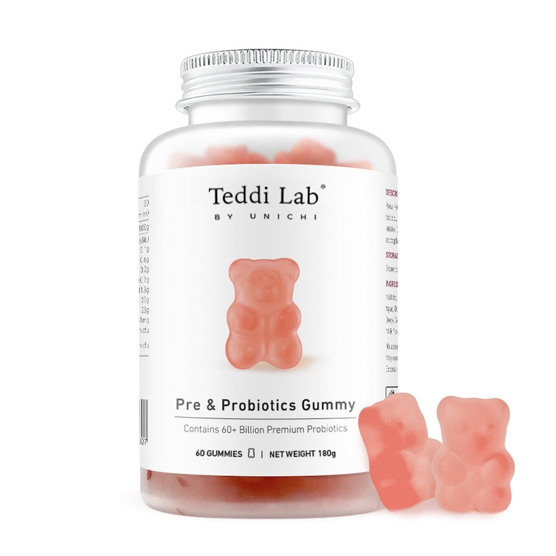 Unichi Teddi Lab 澳洲輕體益生菌 小熊軟糖 60粒