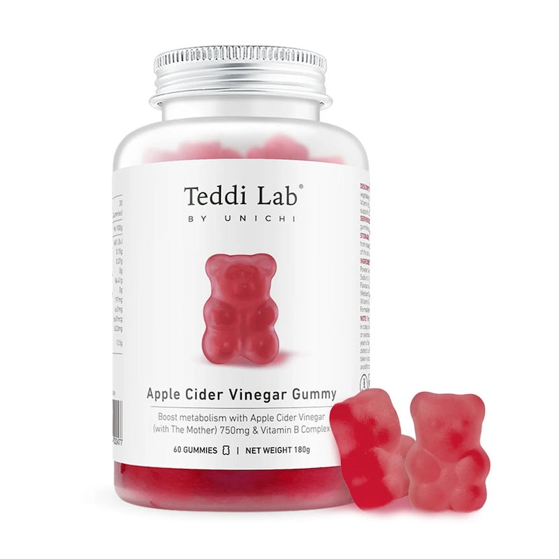 Unichi Teddi Lab Apple Cider Vinegar Gummies 60 Gummies