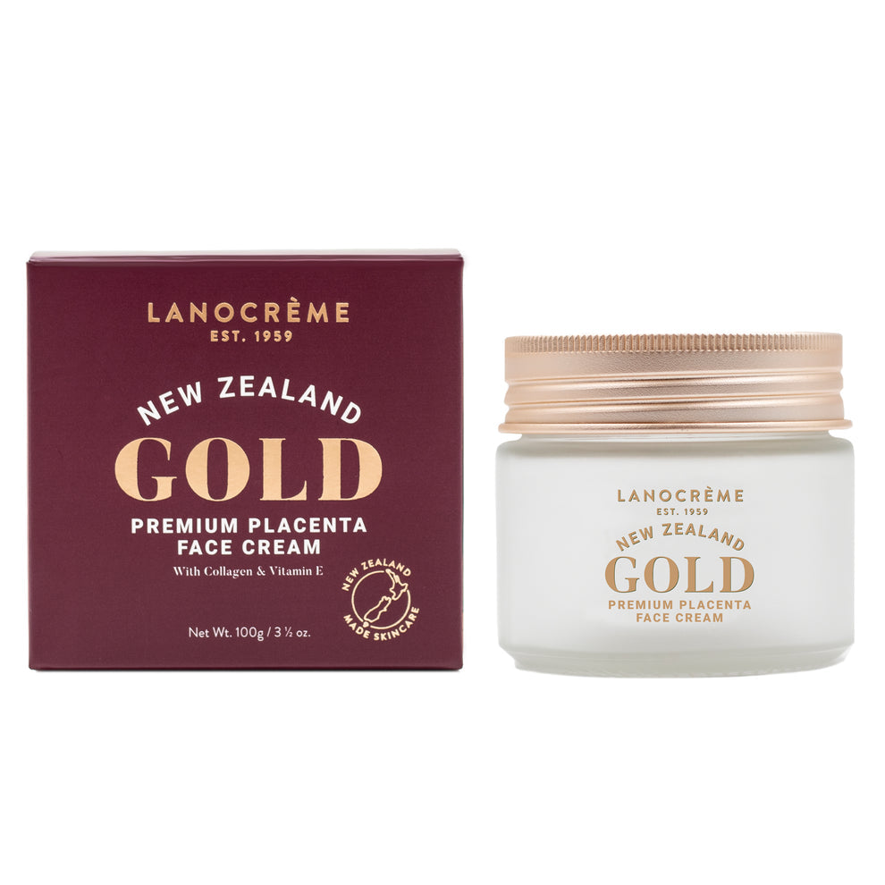 Lanocrème New Zealand Gold Premium Placenta Face Cream,金裝羊胎素面霜 100g