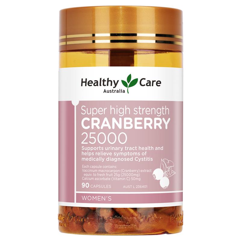 Healthy Care Super High Strength Cranberry 25000mg,蔓越莓膠囊 90粒