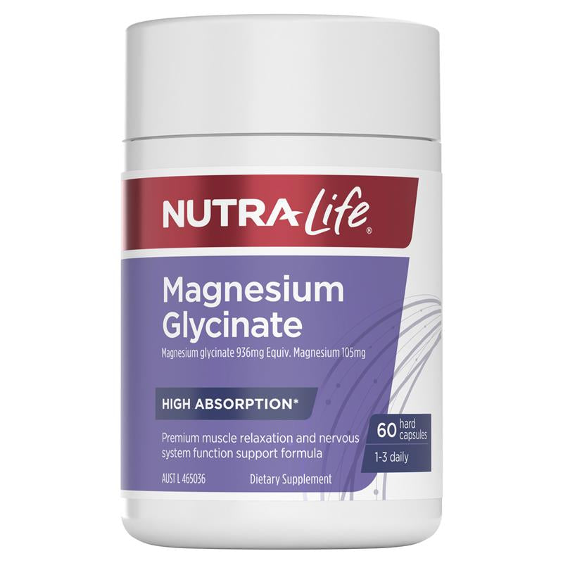NutraLife Magnesium Glycinate 甘胺酸鎂高吸收膠囊 60粒