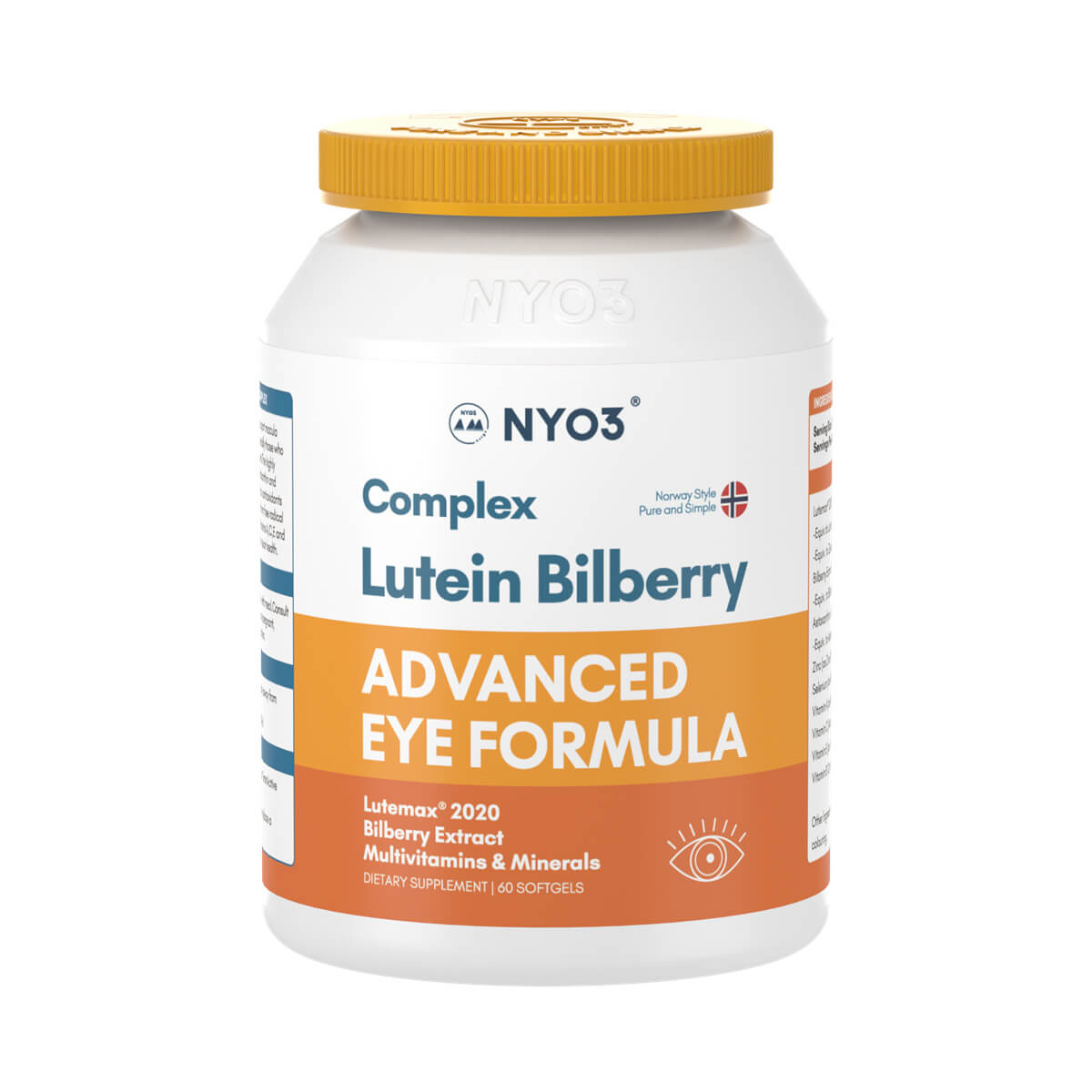 NYO3 Complex Lutein Bilberry 越橘葉黃素複方軟膠囊 60粒