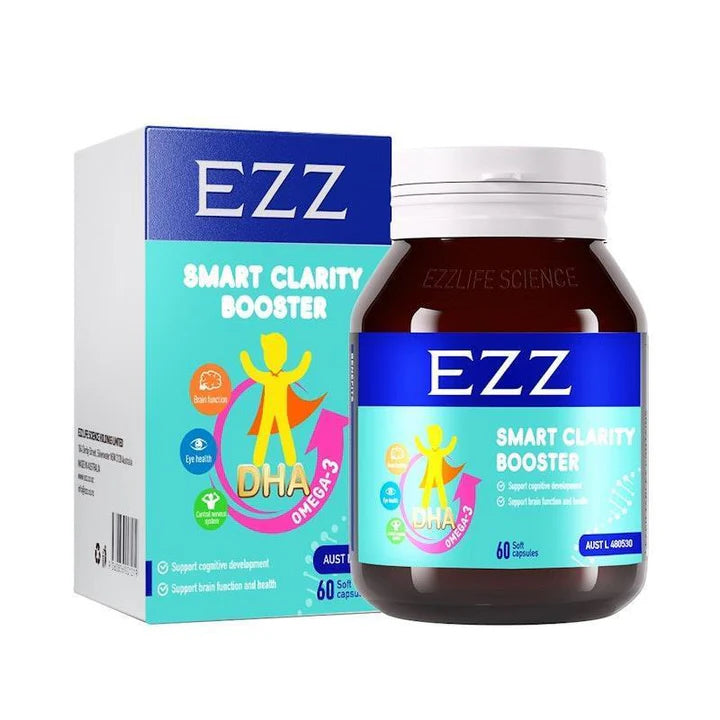 EZZ Smart Clarity Booster DHA Omega-3 學習期營養膠囊 60粒