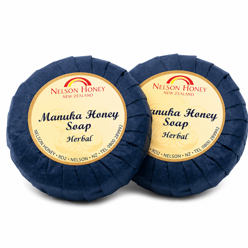 Nelson Honey Manuka Honey Soap, Manuka Honey Herbal Soap 2 Bars