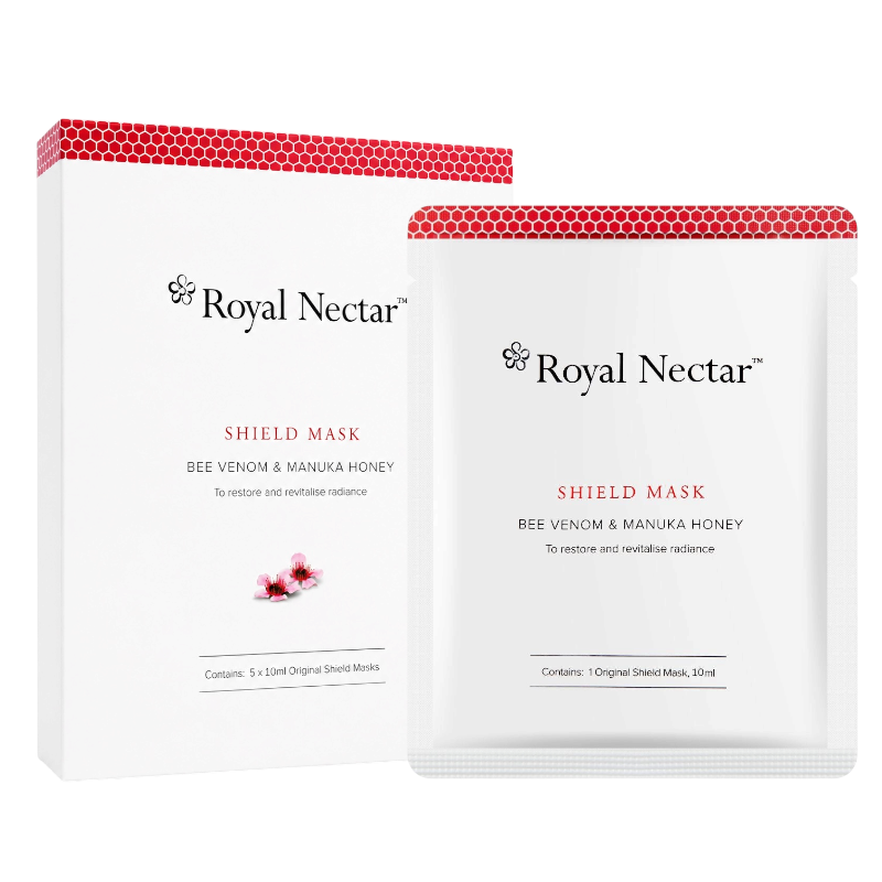 Royal Nectar Shield Mask 紐西蘭皇家花蜜 蜂毒麥蘆卡蜂蜜面膜 5片入