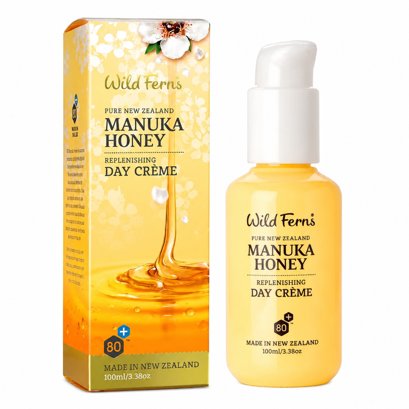 Wild Ferns Manuka Honey Replenishing Day Crème,麥蘆卡蜂蜜日霜 100ml