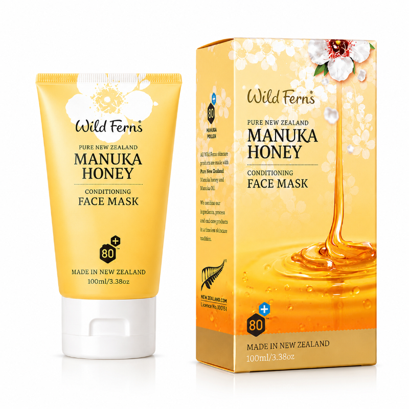 Wild Ferns Manuka Honey Conditioning Face Mask,麥蘆卡蜂蜜面膜 100ml