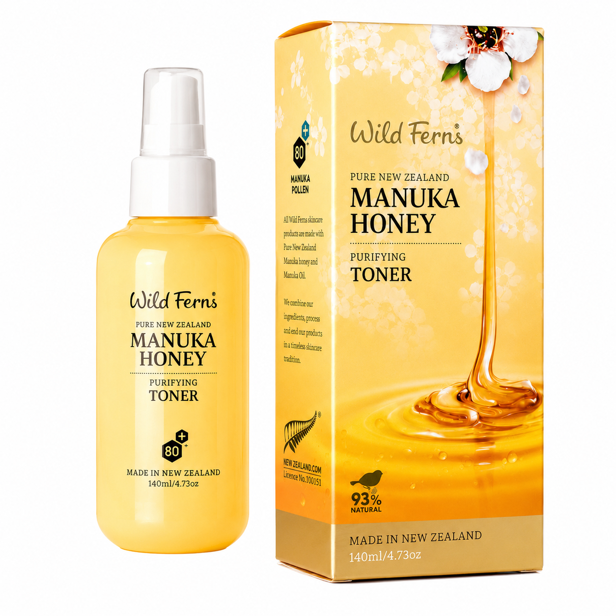 Wild Ferns Manuka Honey Purifying Toner 140ml