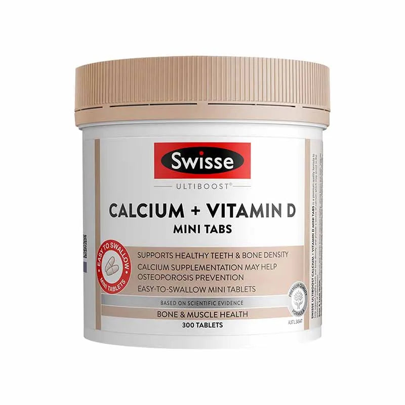 Swisse Calcium + Vitamin D 澳洲,鈣片維生素D 迷你鈣 300粒