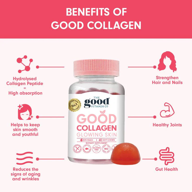 The Good Vitamin Co Good Collagen Glowing Skin 50 Gummies