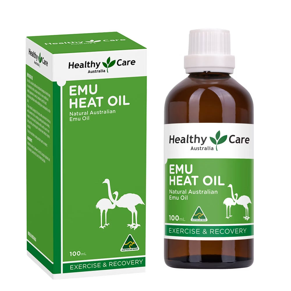 Healthy Care Emu Heat Oil,澳洲鴯鶓油 (按摩油) 100ml