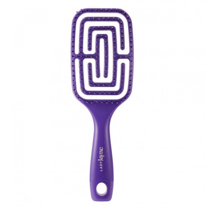 Lady Jayne Flexi-Glide Brush Large Purple