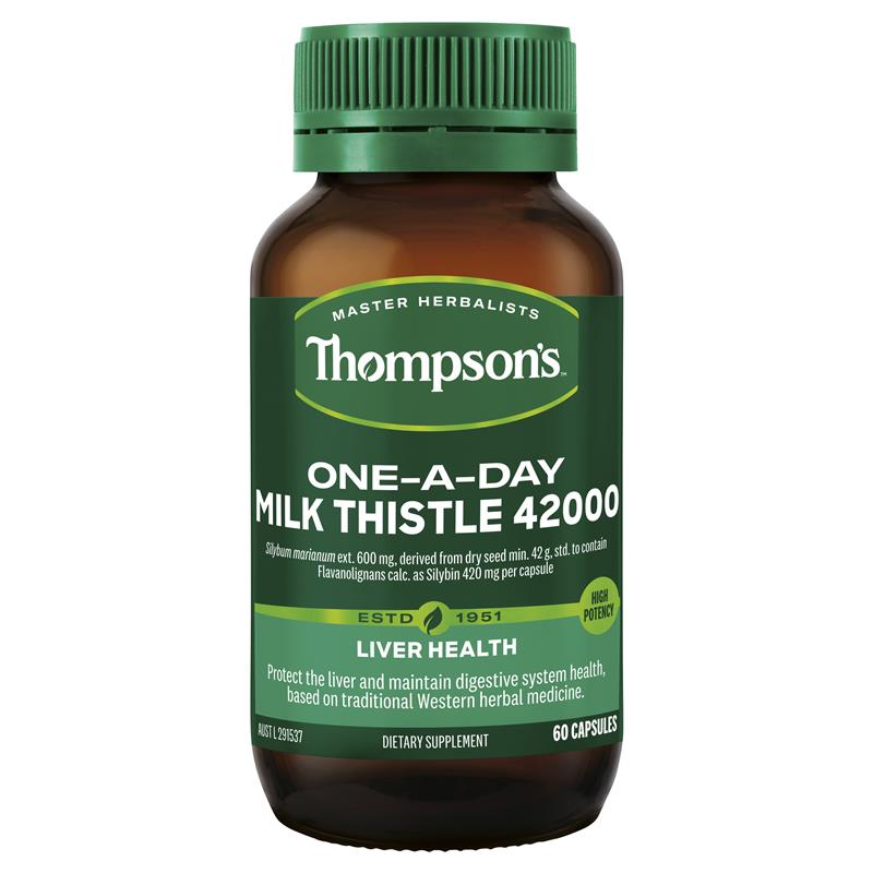 Thompson’s Milk Thistle 紐西蘭湯普森 奶薊草膠囊 42000mg 60粒