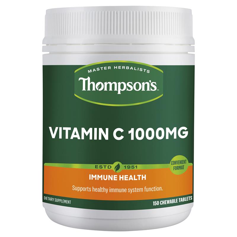 Thompson's Vitamin C 1000mg Chewables 150 Tablets