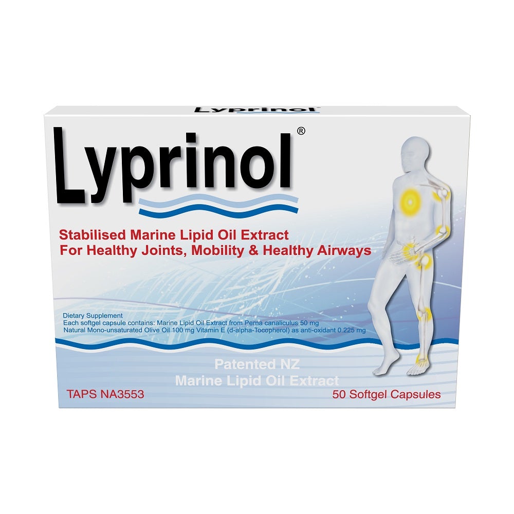 Lyprinol Green-Lipped Mussel Extract 50 Capsules