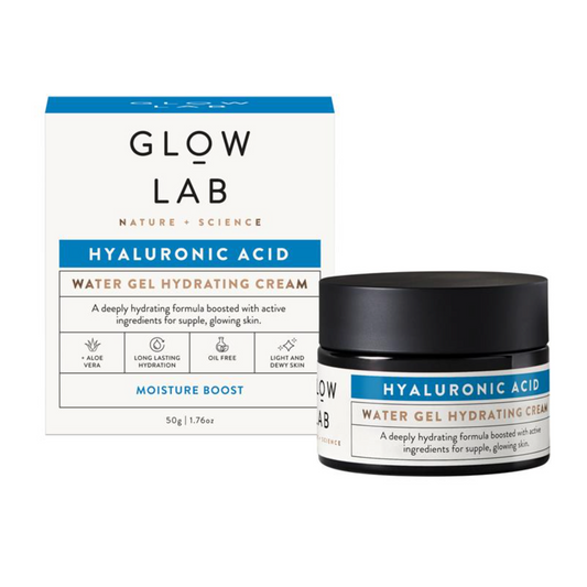 Glow Lab ウォータージェル ハイドレーティングクリーム ニュージーランド ヒアルロン酸保湿クリーム 50g