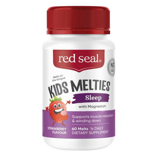 Red Seal Kids Melties Sleep with Magnesium 紐西蘭紅印 兒童鎂助眠 60粒