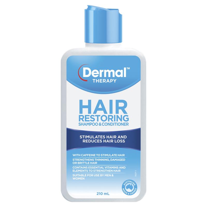 Dermal Therapy Hair Restoring Shampoo & Conditioner 髮絲賦活洗護二合一 210ml