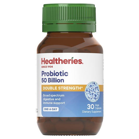 Healtheries Probiotic 50 Billion，500億益生菌膠囊 30粒