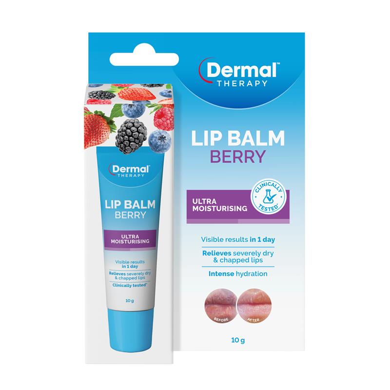 Dermal Therapy Lip Balm Berry 澳洲 莓果修護護唇膏 10g