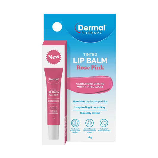 Dermal Therapy Tinted Lip Balm Rose Pink 玫瑰粉潤色護唇膏 8g