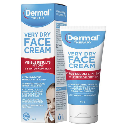 Dermal Therapy Very Dry Face Cream 極乾肌臉部保濕霜 50g