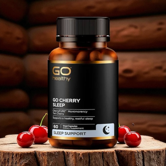 Go Healthy Cherry Sleep 紐西蘭高之源 櫻桃助眠精華 60粒