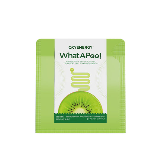 OXYENERGY WhatAPoo! キウイフルーツ酵素 食物繊維 便通改善サプリ 30包