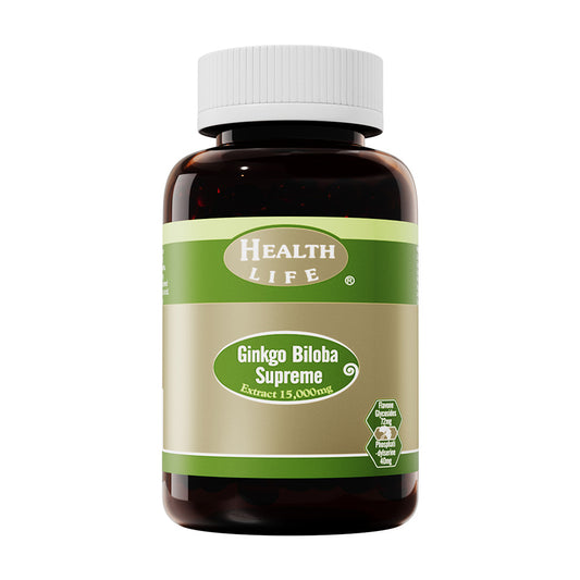 Health Life Ginkgo Biloba Leaf 紐西蘭 高含量15000mg 銀杏精華 60粒