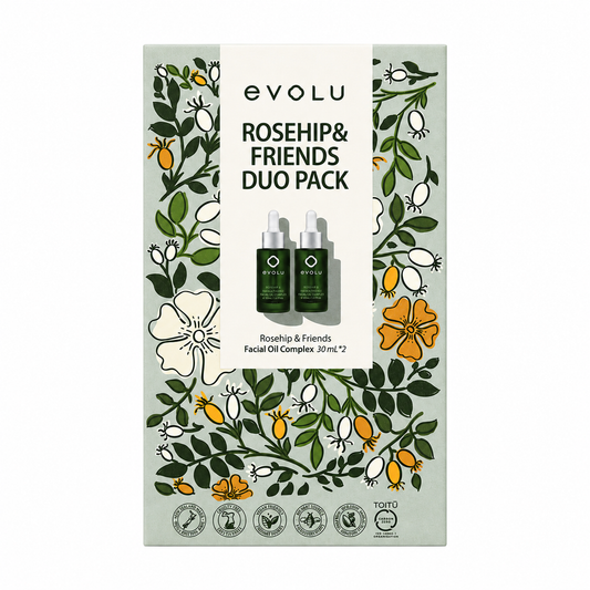 volu Rosehip & Friends 玫瑰果複方臉部精華油 30ml × 2 雙瓶組