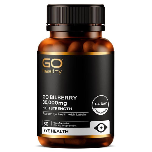 Go Healthy Bilberry 紐西蘭高之源，藍莓越橘護眼精華 30000mg 60粒