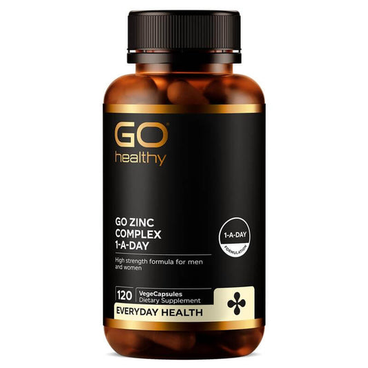 Go Healthy Zinc Complex，紐西蘭高之源，鋅膠囊 120粒