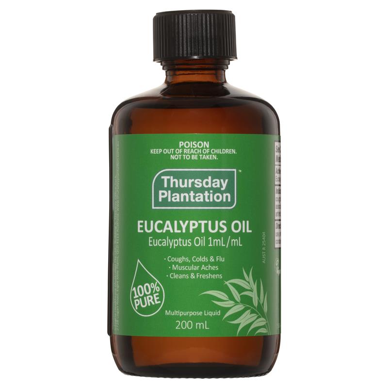 Thursday Plantation Eucalyptus Oil 澳洲星期四農莊 100%純尤加利精油 200ml