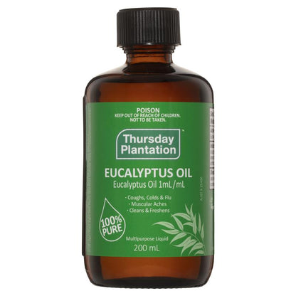 Thursday Plantation Eucalyptus Oil 澳洲星期四農莊 100%純尤加利精油 200ml